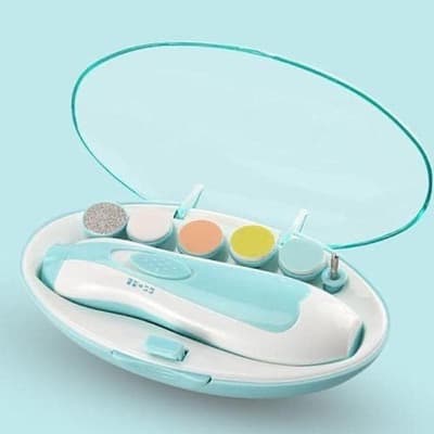 Cortador de Unha Elétrico para Bebê (Azul)