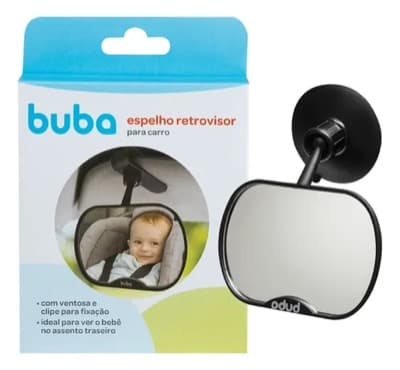 Espelho Retrovisor para Ver Bebê no Carro — Buba